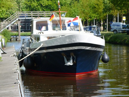 Het Duitse gastevlaggetje