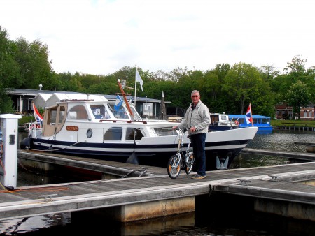 heel handig dit vouwfietsje